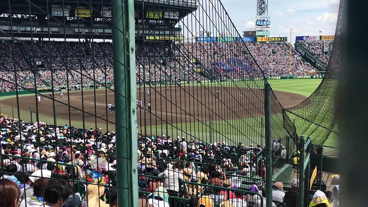 天理 vs 明豊 準々決勝 第99回全国高校野球選手権大会 アルプスからの雰囲気どうぞ