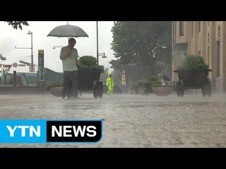 [날씨] 곳곳 게릴라성 소나기...밤사이 중북부 150mm 호우 / YTN