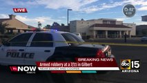 Attempted robbery suspect injured, arrested in Gilbert