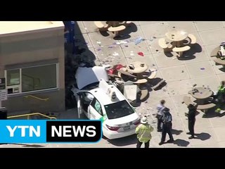 美 보스턴공항 인근 도로 택시 돌진..."10명 부상" / YTN