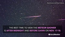 Don't miss the Leonid Meteor Shower peak this weekend