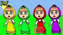 Learn Colors Masha Wrong Color Face Masks The Alphabet Song Nursery Rhymes Colors for Children-VkPuRIvAIm0