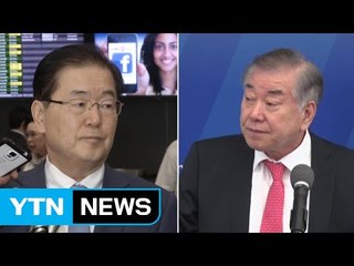 靑, 문정인 발언 공개 비판 "한미 관계 도움 안 돼" / YTN