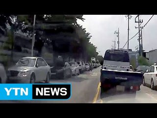 순찰차 가로막고 수백m 난폭운전 50대 입건 / YTN