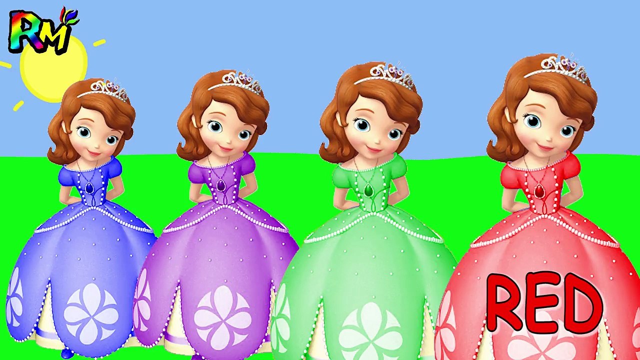 Learn Colors Wrong Lipstick Sofia the first Colors for kids Johny Johny Yes Papa Nursery Rhymes-i2AhAvJgtSY