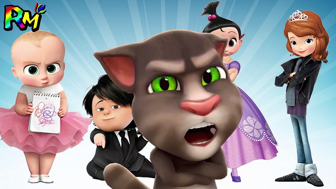 Wrong Heads Boss Baby Sofia the frist Despicable me Antonio Agnes Finger family song-kxblMK0y-MQ