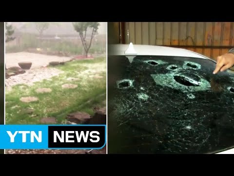 단비 대신 우박 쏟아져...농작물 피해 속출 / YTN