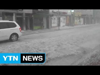 수도권·경북도 우박 폭탄...4천9백ha 피해 / YTN