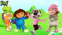 Wrong Heads Despicable Me 3 Dora the Explorer Talking Ben Crong Finger family Nursery Rhymes-LFvFPhepjvg
