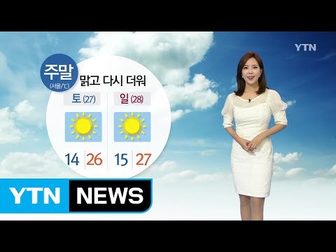 [날씨] 주말 맑고 다시 더워...내일 동해안 너울 주의 / YTN