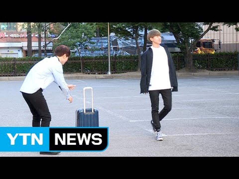 [★영상] 투포케이, 김무성 노룩패스 패러디…"사이다 영상 되고파" (뮤직뱅크 출근길...
