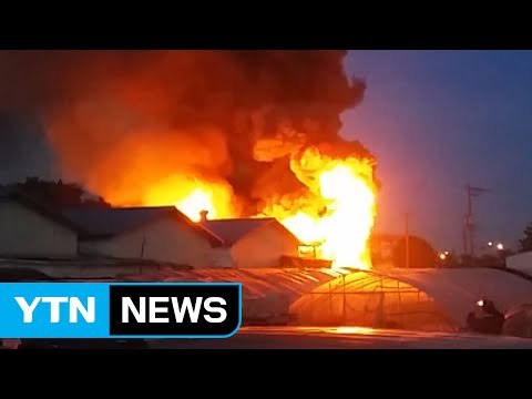 일산 공장에서 불...인명 피해는 없어 / YTN