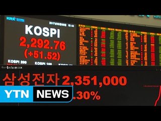 거침없는 코스피 단숨에 50p 급등...2,300선에 '바짝' / YTN