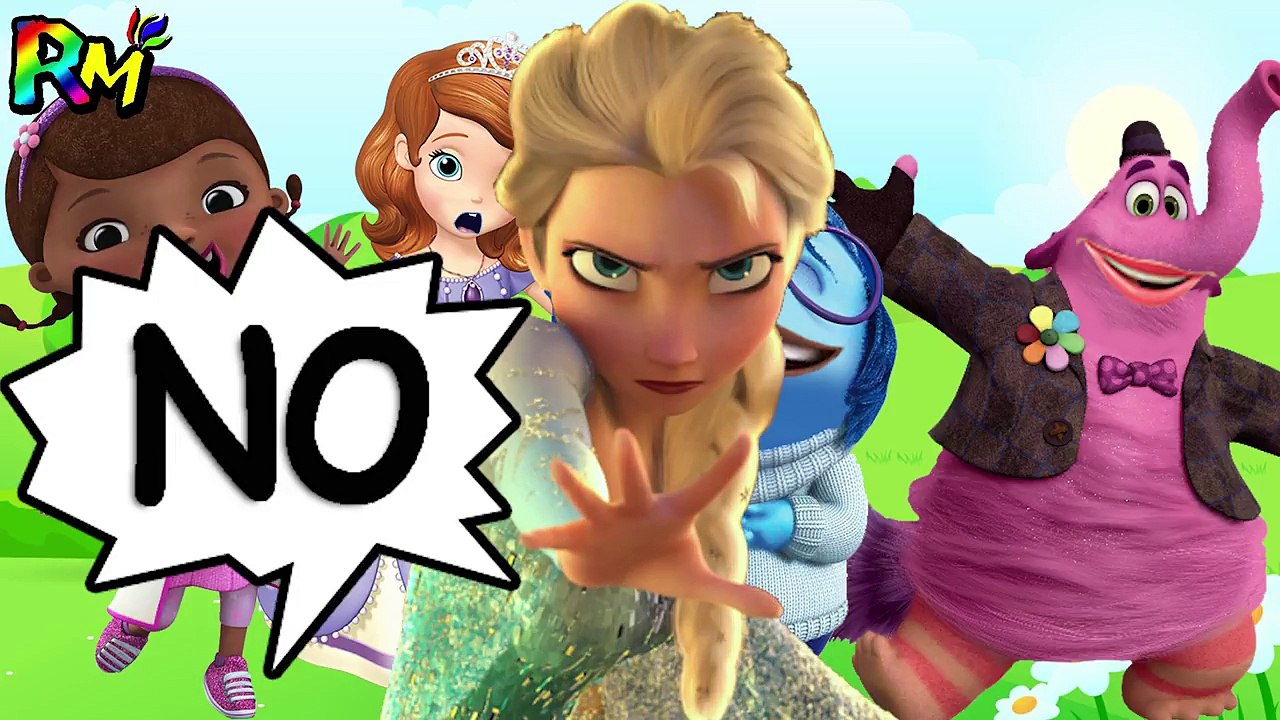 Wrong Mouth Disney Sofia Doc McStuffins Inside Out Sadness Ember Finger family Nursery Rhymes-jPJN6Fih-Sc