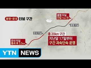 영동고속도 봉평~둔내 터널 '교통사고 마의 구간' / YTN