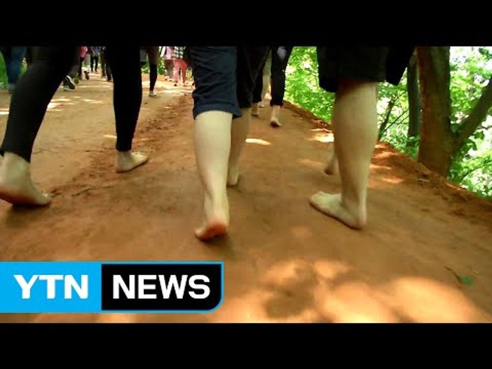 맨발 마라톤·야외 족욕...휴일 봄 축제 만끽 / YTN