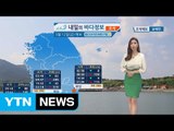 [내일의 바다 정보] 5월 12일 금요일 전국 곳곳에 비 예보 바다 대조기 영향 유속 빨라 / YTN