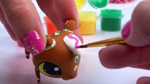 Custom LPS Gingerbread Man DIY Littlest Pet Shop Holiday Christmas Rainbow Sprinkle Frosting