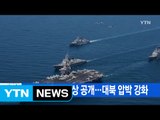 [YTN 실시간뉴스] 美 항모 훈련 영상 공개...대북 압박 강화 / YTN
