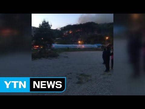 경북 칠곡 야산에서 불...0.3ha 불타 / YTN
