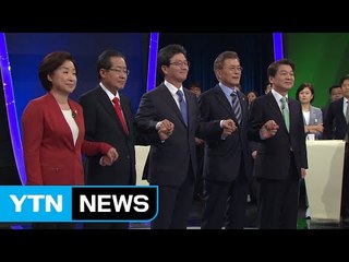 첫 '스탠딩' TV토론...정책·자질 놓고 난타전 / YTN