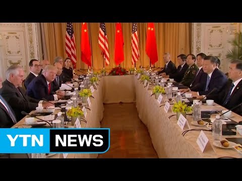트럼프-시진핑 첫 정상회담... 미중 관계 엄청난 진전 / YTN (Yes! Top News)