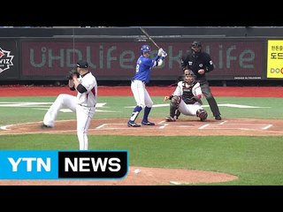 '춤추는 너클볼' 피어밴드 첫 완봉승...kt, 단독 선두 / YTN (Yes! Top News)