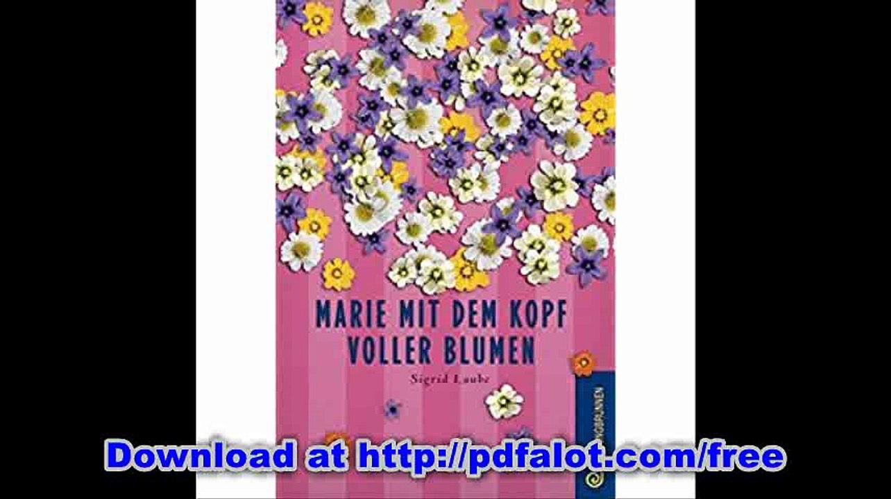 Marie mit dem Kopf voller Blumen