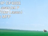 2 Alphafax Toner kompatibel zu HP CF400X 201X für LaserJet Pro MFP M277dw LaserJet Pro MFP