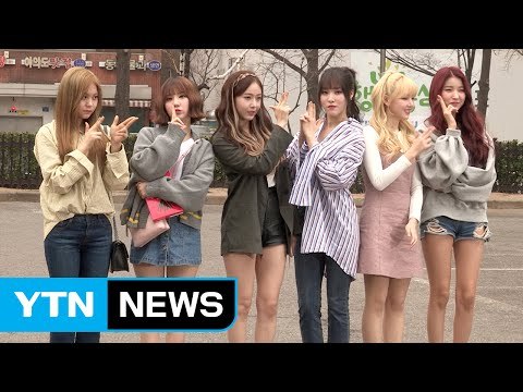[★영상] 여자친구, 깜찍한 저격 포즈…'탕탕탕' (뮤직뱅크 출근길) / YTN (Yes! Top News)