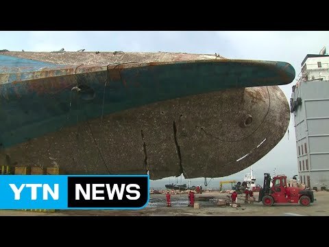 세월호 펄 제거 작업 중...선체 절단 여부 논란 / YTN (Yes! Top News)