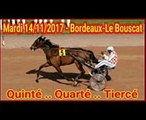 Pronostics PMU - 100 % Quinté 14112017 - Bordeaux-Le Bouscat - Grand Prix Dynavena Maisagri Duran