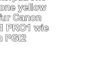 vhbw Druckerpatrone Tintenpatrone yellow mit Chip für Canon Pixma PRO1 PRO1 wie Canon