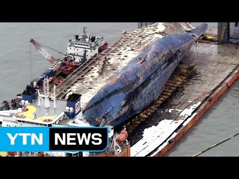 세월호 '마지막 항해' 준비작업 재개 / YTN (Yes! Top News)
