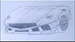 Drawing a car (Mazzanti Evantra Millecavalli)