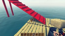 Raft gameplay: Build a raft in shark-infested waters! | Lets play Raft prototype