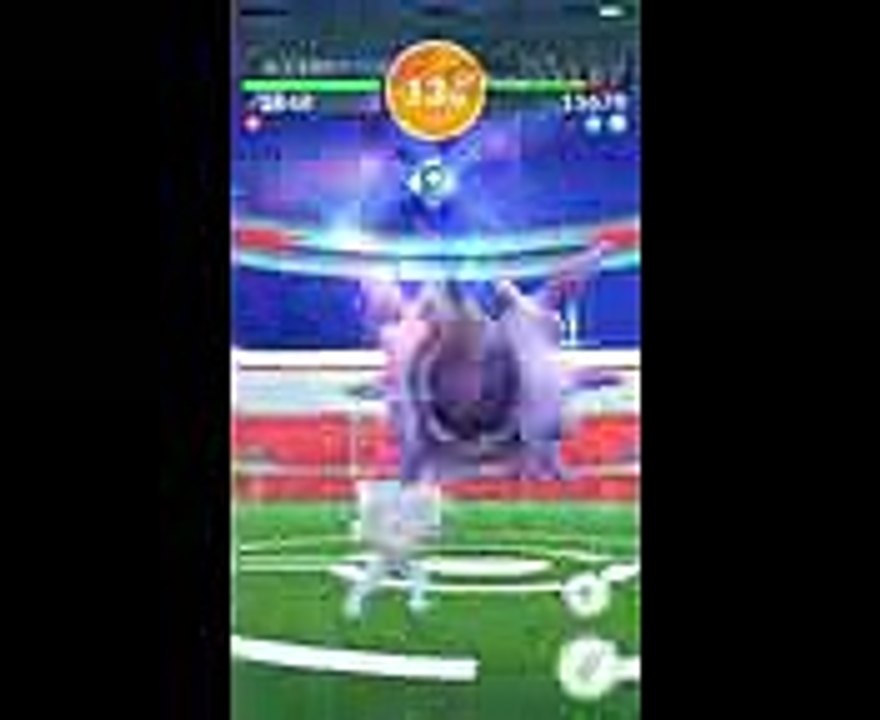 【ポケモンGO レイド73 ソロ】カイリキー軍団 vs パルシェン（49秒残し）