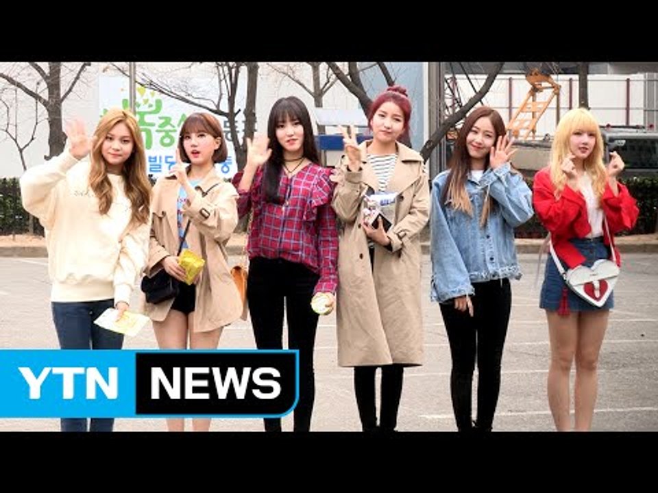[★영상] 여자친구, 팬심 향해 '탕탕탕'…오늘도 리즈갱신 (뮤직뱅크 출근길) / Y...