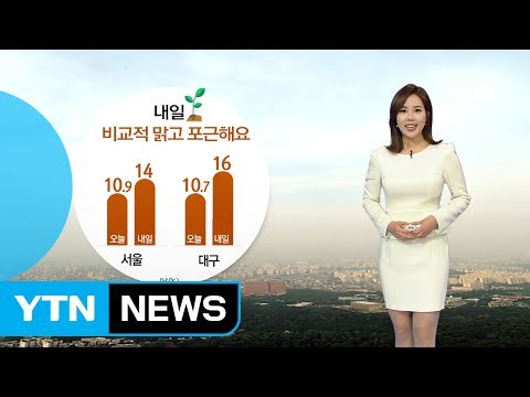 [날씨] 내일 비교적 맑고 포근...수도권·영서 미세먼지 주의 / YTN (Yes! Top News)