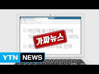 검찰, 가짜뉴스와의 전쟁...구속수사 원칙 / YTN (Yes! Top News)