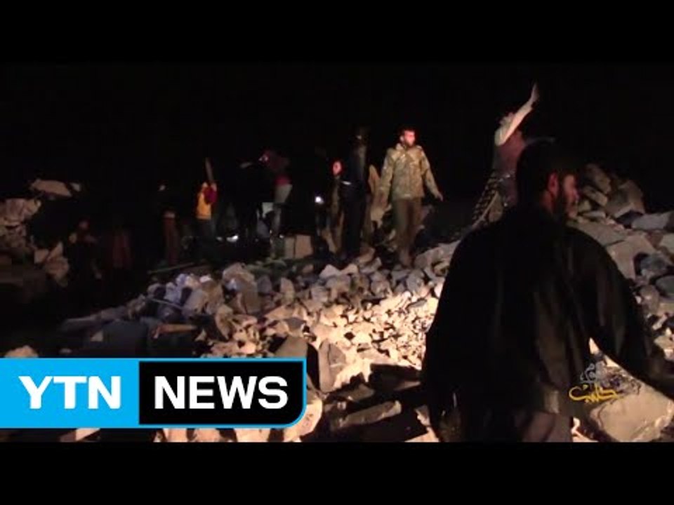 시리아 알레포 모스크 공습..."42명 사망" / YTN (Yes! Top News)