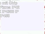 mspoint 25 kompatible Patronen mit Chip für Canon Pixma IP4200 IP4200X IP4300 IP4500