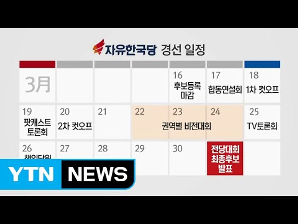 '황교안 불출마' 자유한국당 난감...경선 체제 정비 / YTN (Yes! Top N...
