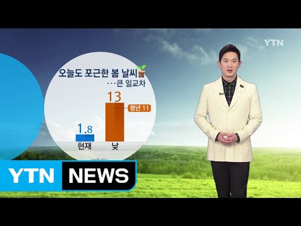 [날씨] 오늘 맑고 낮 동안 포근...오전 한때 미세먼지 주의 / YTN (Yes!...
