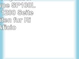 2x Toner kompatibel zu Ricoh Type SP100LE schwarz 1200 Seiten  1200 Seiten  für Ricoh