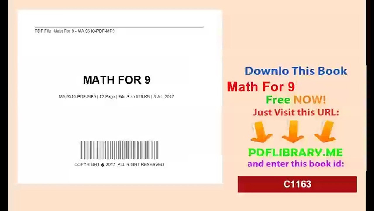 Math For 9