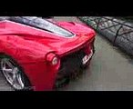 FIRST Ferrari LaFerrari Aperta in the Netherlands - Start Up & Drive off