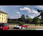 TWO Ferrari LaFerrari APERTA on the road - Roof Off