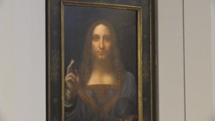 Da Vinci painting auctioned in New York for record $450.3 million