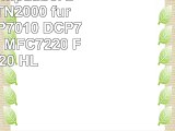 4 Toner kompatibel zu TN2000 TN2000 für Brother DCP7010 DCP7020 HL2040 MFC7220 Fax